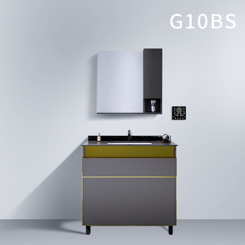 热净浴室柜G10BS-咖啡黄